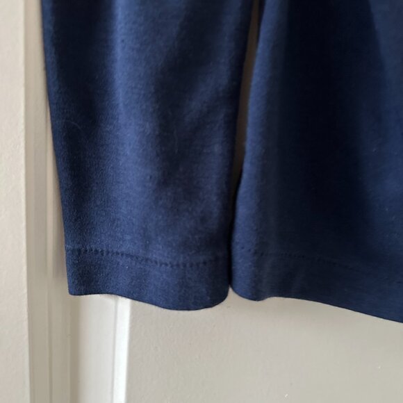 Vtg Cyn Les Blue Fall Hello Goodbye Fall Embroidery Long Sleeve Top Size Medium - Picture 12 of 16